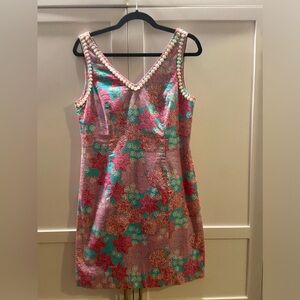 Vintage Lilly Pulitzer Dress sz 8. Palm Royale 1960s style.
